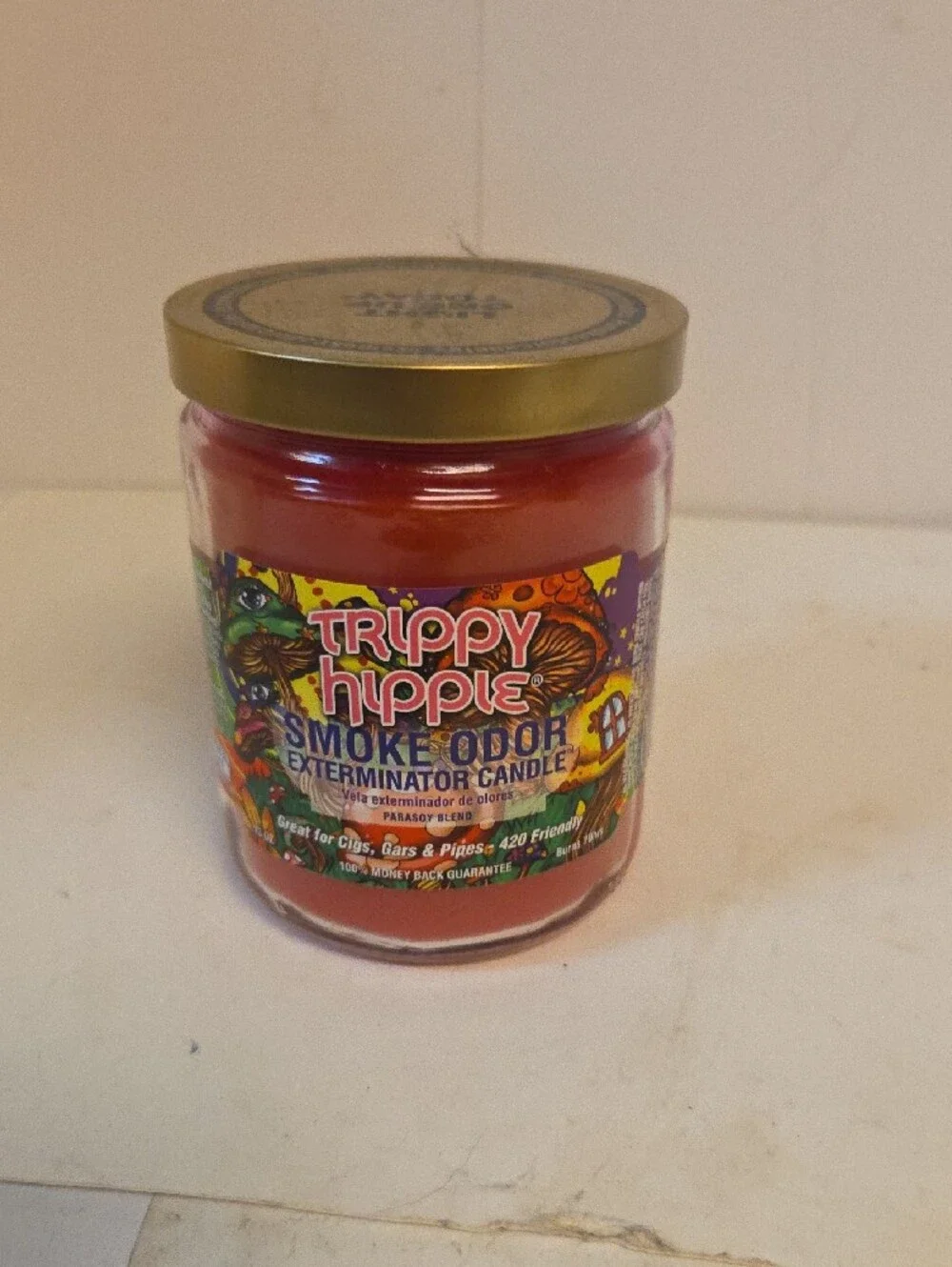 Smoke Odor Exterminator Candle - Red 13 Oz